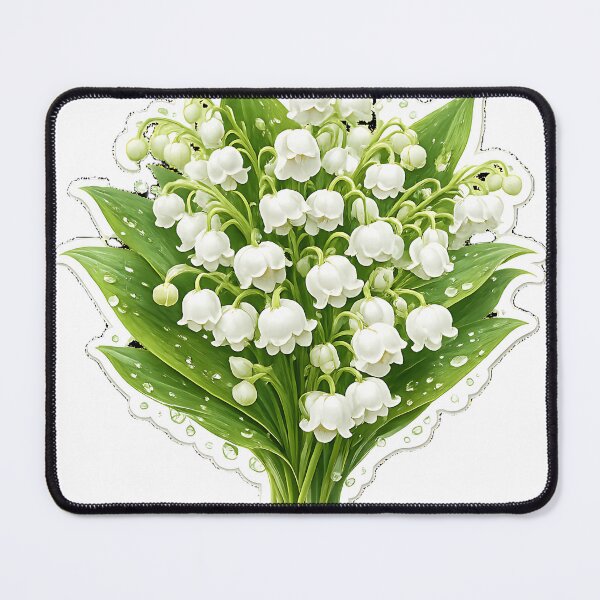 Item preview, Dewy Lily of the Valley Bouquet designed and sold by Jaideep Walia.