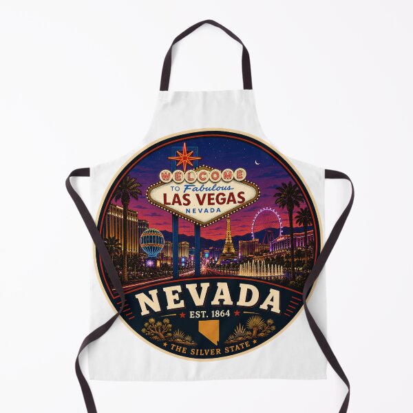 Item preview, Nevada Retro State Badge – Vintage Travel Graphic designed and sold by Mac Sketches.