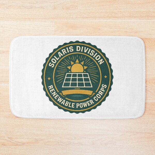 Item preview, Solar Power Emblem Badge - Retro Renewable Energy Patch designed and sold by minynature.