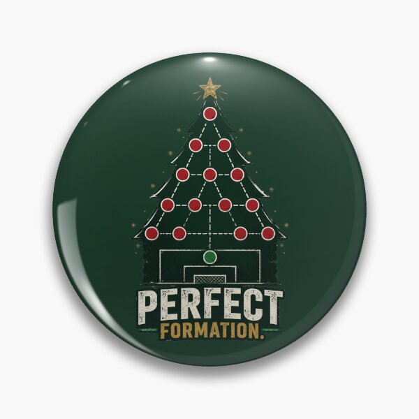 Item preview, Perfect Formation – Christmas Tree Football Tactics Board | Minimal Soccer Coach Graphic designed and sold by warlistop.