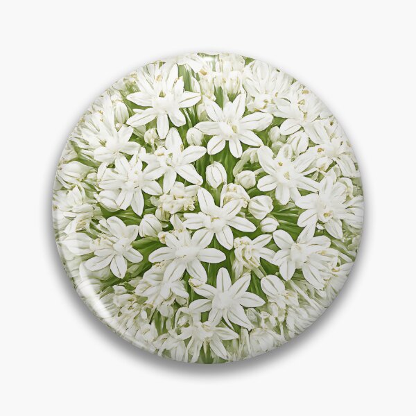 Item preview, White Allium Blossom Sphere   designed and sold by Jaideep Walia.