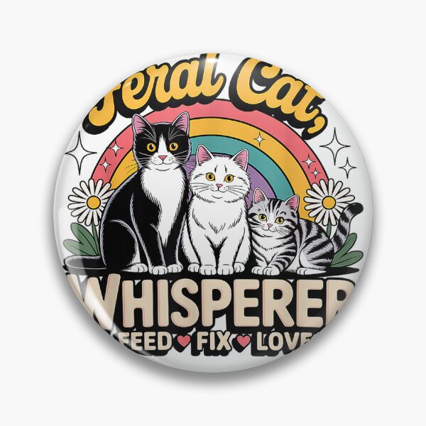 Item preview, Feral Cat Whisperer Funny Cat Lover T for Women, Men, Kids T-Shirt designed and sold by kevincuellar.