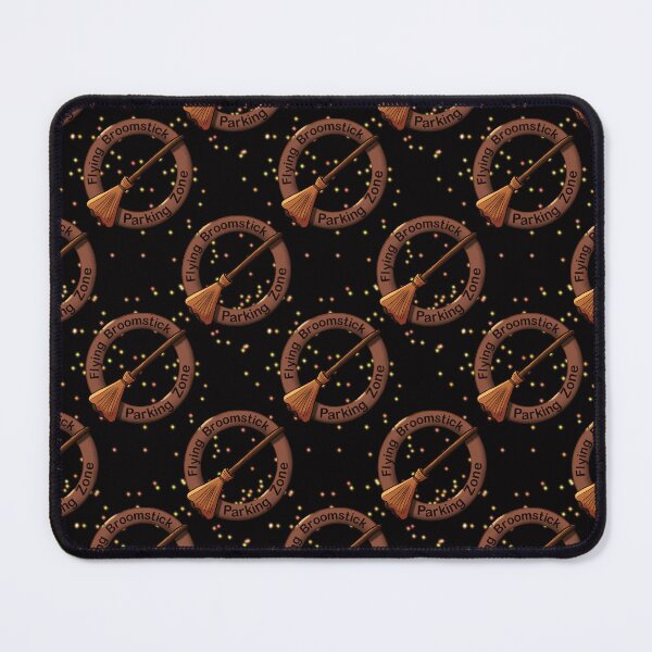 Item preview, Flying broomstick parking zone, wizards, witches Halloween designed and sold by OhNoNotAgain42.