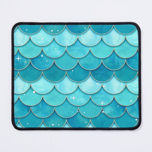 Item preview, Turquoise Mermaid Scales Pattern designed and sold by humnoo.