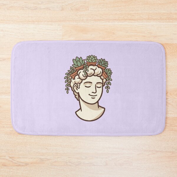 Item preview, Kawaii Greek Bust with Succulents designed and sold by Castiora.