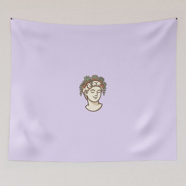 Item preview, Kawaii Greek Bust with Succulents designed and sold by Castiora.