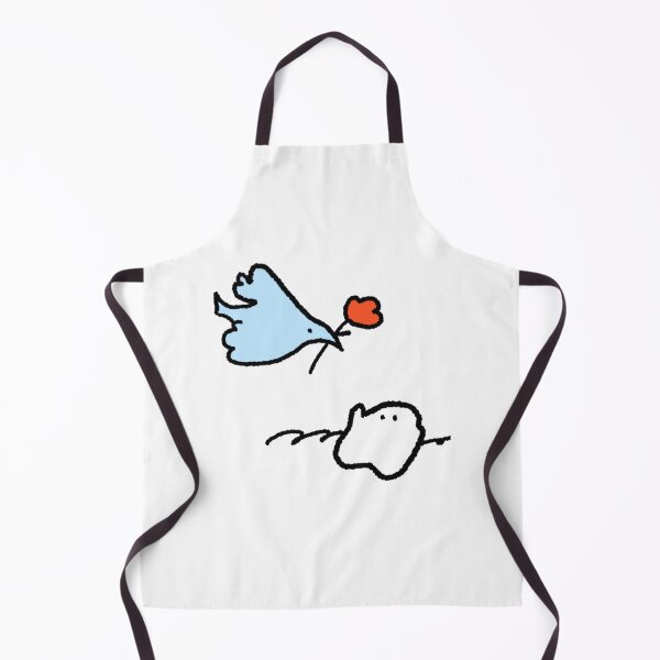 Item preview, Puffy And The Blue Bird Cute Wholesome Nature Illustration designed and sold by OKAYDA.