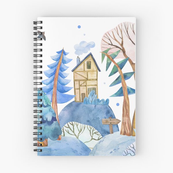 Item preview,  House with winter Trees designed and sold by the-myro.