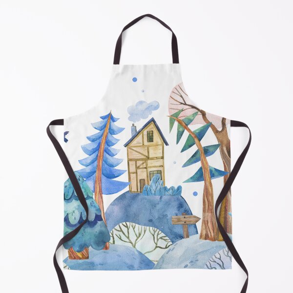 Item preview, House with winter Trees designed and sold by the-myro.