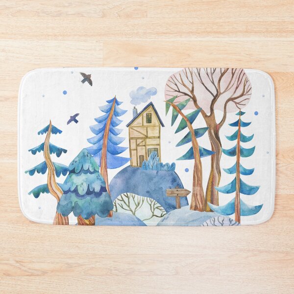 Item preview,  House with winter Trees designed and sold by the-myro.