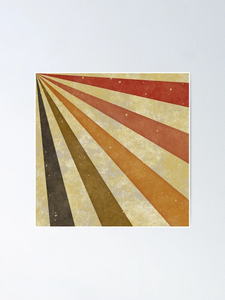 Thumbnail 1 of 3, Poster, Retro Rays designed and sold by DevonEagle.