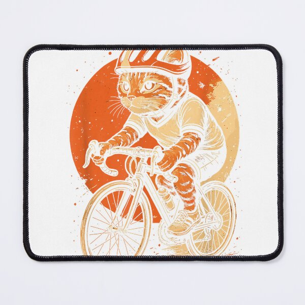 Item preview, Funny Cat Cycling Retro Bike Rider Pet Bicycle Kawaii T-Shirt designed and sold by KTY-NUSS.