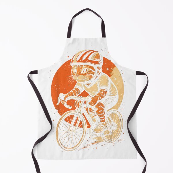 Item preview, Funny Cat Cycling Retro Bike Rider Pet Bicycle Kawaii T-Shirt designed and sold by KTY-NUSS.