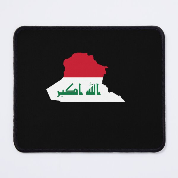 Item preview, Iraq Shaped Flag IQ designed and sold by shitpostee.
