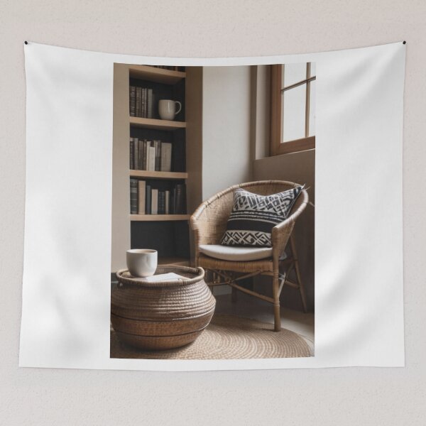 Item preview, Interior - African-Inspired Reading Corner, Relaxing Vibe designed and sold by Reverso-Design.