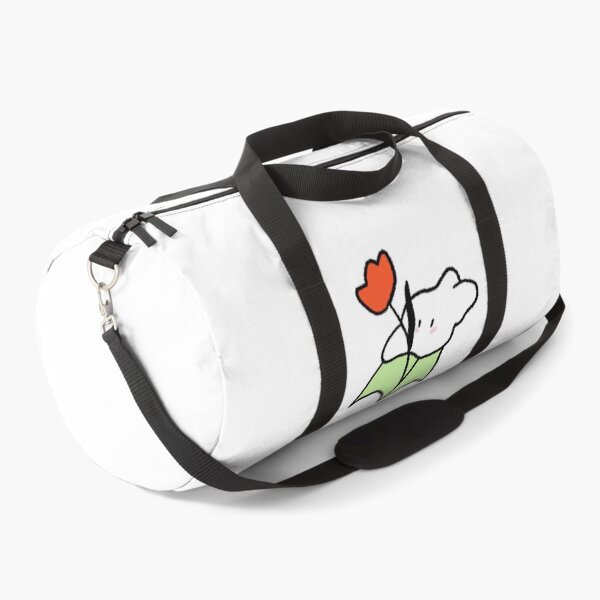Item preview, Puffy Bloom Cute Cloud Holding Red Flower Doodle designed and sold by OKAYDA.