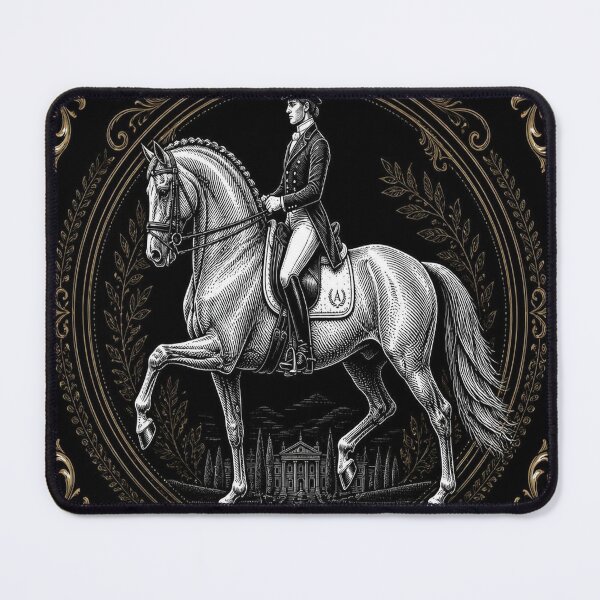 Item preview, Dressage Horse Dark Academia Equestrian Art designed and sold by SunnyDesign82.