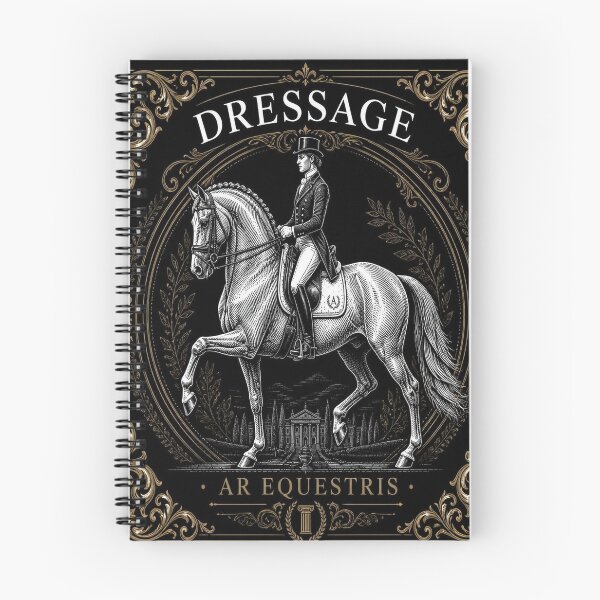 Item preview, Dressage Horse Dark Academia Equestrian Art designed and sold by SunnyDesign82.