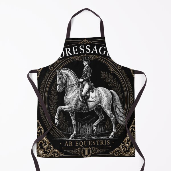 Item preview, Dressage Horse Dark Academia Equestrian Art designed and sold by SunnyDesign82.