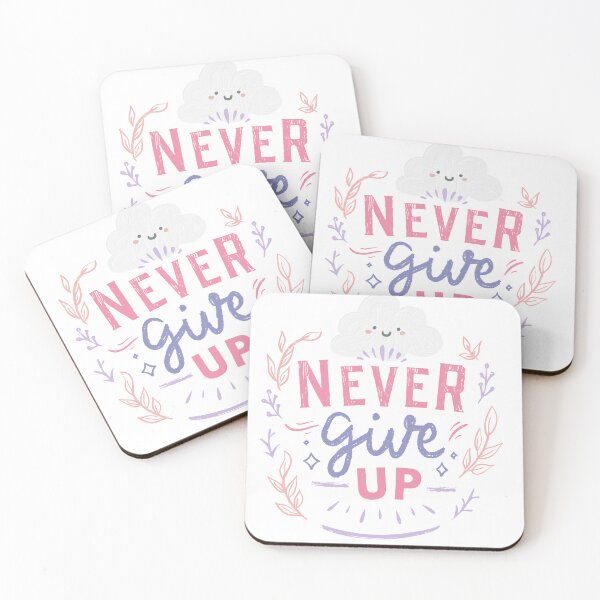 Item preview, Never give up designed and sold by warangdesign.