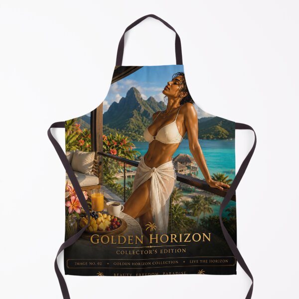 Item preview, Golden Horizon – Collector's Edition No. 02 designed and sold by CosmicDreamAI.