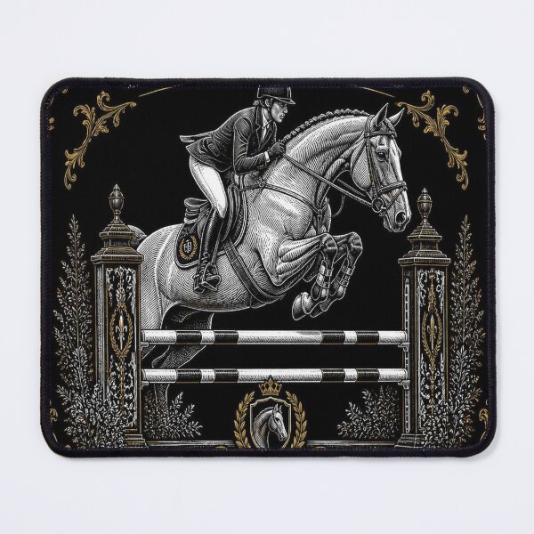 Item preview, Show Jumping Horse Dark Academia Equestrian Art designed and sold by SunnyDesign82.