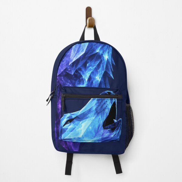 Item preview, Cosmic Geometric Wolf — Galaxy Lowpoly Sticker designed and sold by NUFADE.