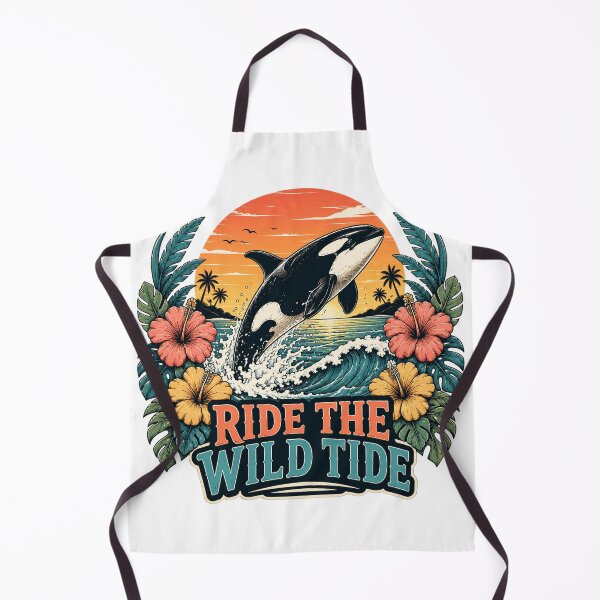 Item preview, Orca Sunset Ocean Adventure Tropical Paradise designed and sold by the-dovlat.