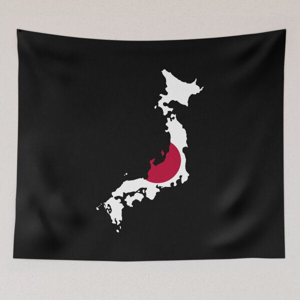 Item preview, Japan Shaped Flag JP designed and sold by shitpostee.