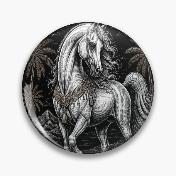 Artikelvorschau, Arabian Horse Dark Academia Equestrian Art entworfen und verkauft von SunnyDesign82.