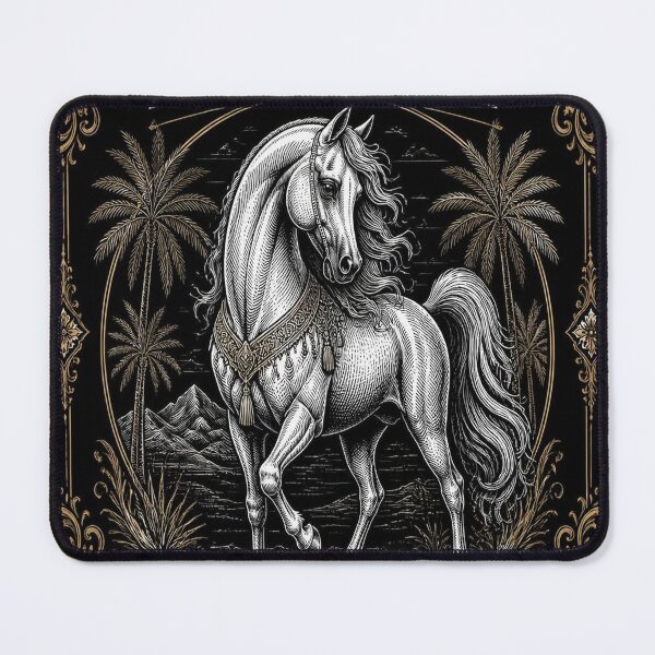 Item preview, Arabian Horse Dark Academia Equestrian Art designed and sold by SunnyDesign82.