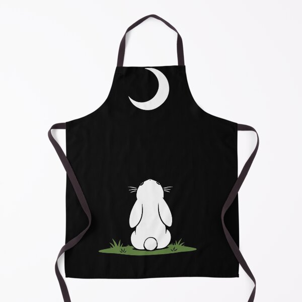 Item preview, Moon Bunny Boxy- Moonlit Bunny – Cute Minimalist Rabbit Watching the Moon Vector Design designed and sold by Huddy-clothes.