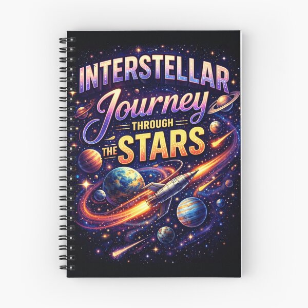 Item preview, Interstellar Journey – Cosmic Space Adventure Art designed and sold by Dogandesighn.