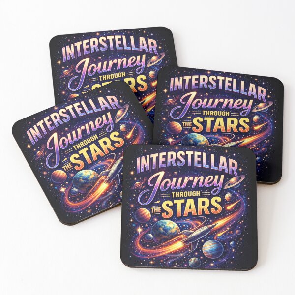 Item preview, Interstellar Journey – Cosmic Space Adventure Art designed and sold by Dogandesighn.