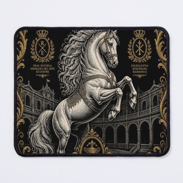 Item preview, Andalusian Horse Dark Academia Equestrian Art designed and sold by SunnyDesign82.