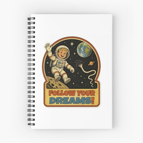 Item preview, Sarcastic Retro Astronaut Follow Your Dreams Irony  designed and sold by RareVisuals.