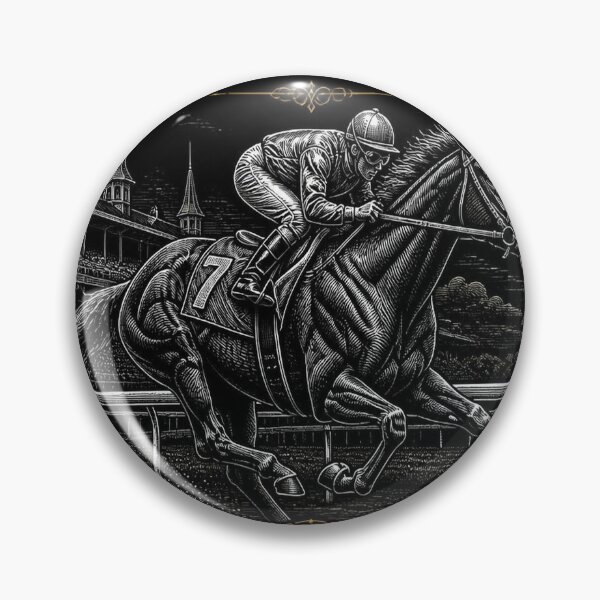 Artikelvorschau, Thoroughbred Racehorse Dark Academia Equestrian Art entworfen und verkauft von SunnyDesign82.