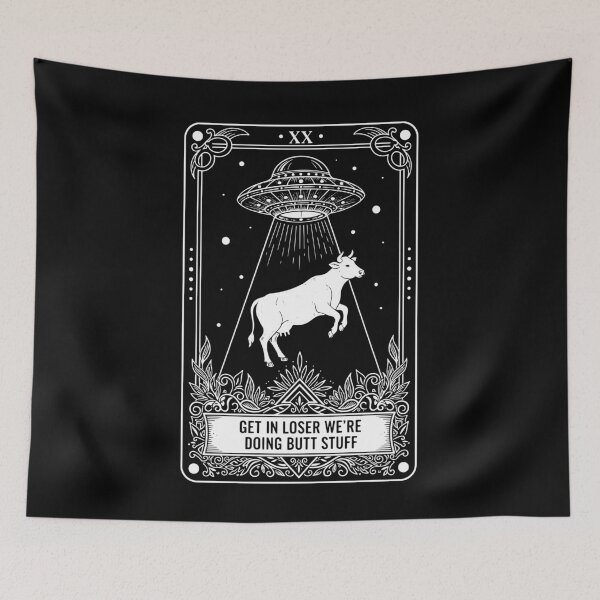 Item preview, Funny Meme Tarot Card Get In Loser Butt Stuff Joke designed and sold by LuminOrb.