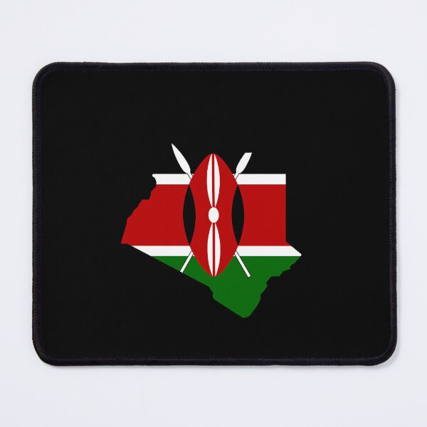 Item preview, Kenya Shaped Flag KE designed and sold by shitpostee.