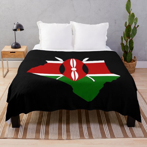 Item preview, Kenya Shaped Flag KE designed and sold by shitpostee.