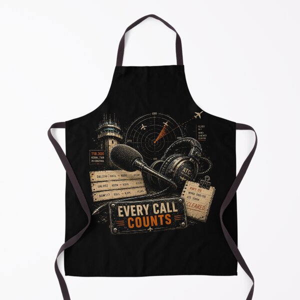 Item preview, Every Call Counts Air Traffic Controller Vintage Aviation Graphic designed and sold by Rudinho102.