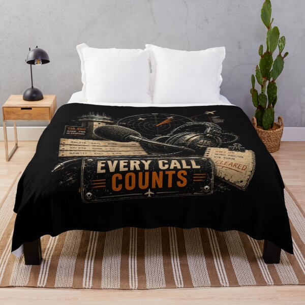 Item preview, Every Call Counts Air Traffic Controller Vintage Aviation Graphic designed and sold by Rudinho102.