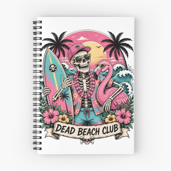 Item preview, Retro Tropical Skeleton Surf Club Paradise designed and sold by the-dovlat.