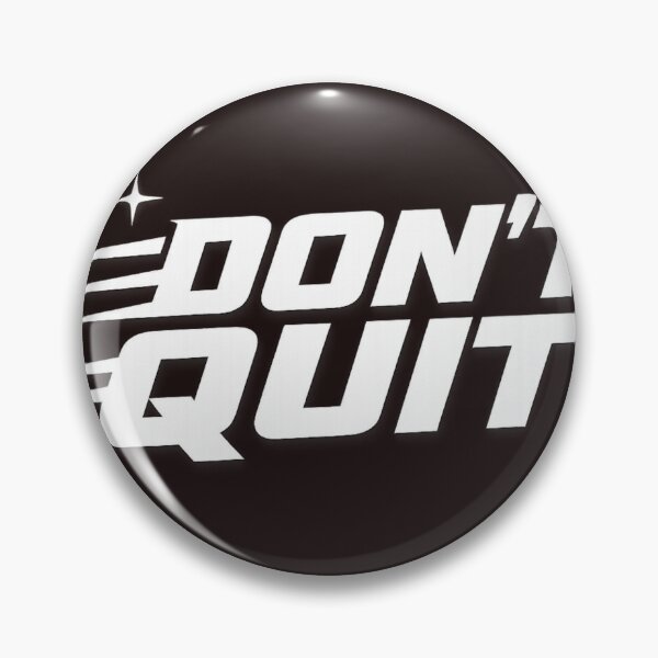Item preview, Don't Quit | Motivational Typography Quote Design designed and sold by VasiArtLab.