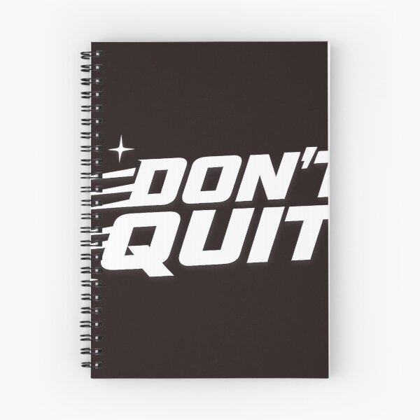 Item preview, Don't Quit | Motivational Typography Quote Design designed and sold by VasiArtLab.