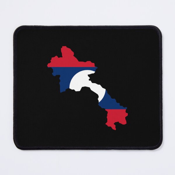Item preview, Laos Shaped Flag LA designed and sold by shitpostee.