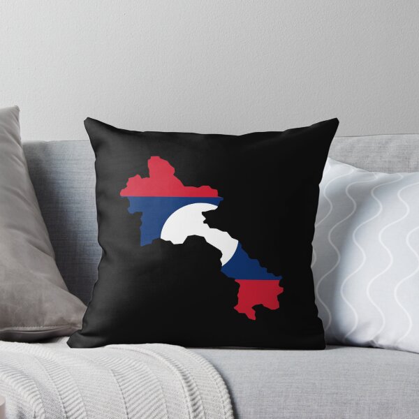 Item preview, Laos Shaped Flag LA designed and sold by shitpostee.
