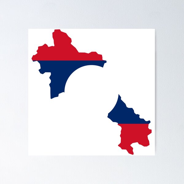 Item preview, Laos Shaped Flag LA designed and sold by shitpostee.