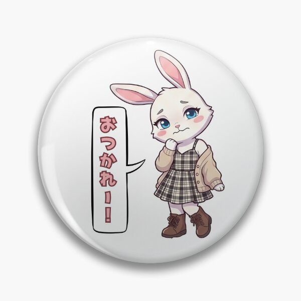 Item preview, Kawaii Tired Bunny Otsukare designed and sold by tigre555.