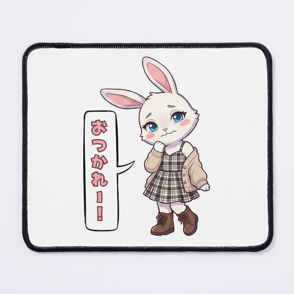 Item preview, Kawaii Tired Bunny Otsukare designed and sold by tigre555.